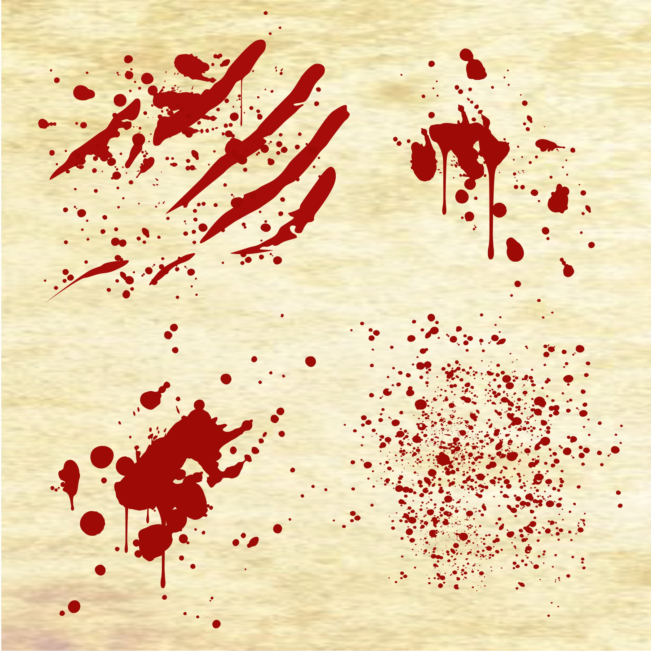 Bloodstain Bloody Splash Art Blood Splatter svg Scary Blood Etsy