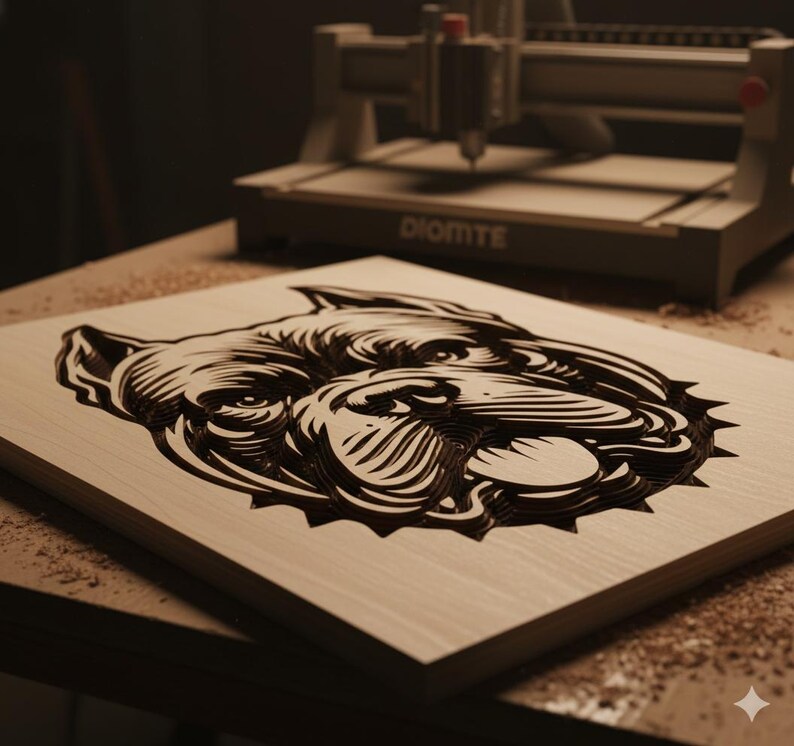 Pitbull Heads Bundle SVG Files CNC Router Files Download Commercial Use ...
