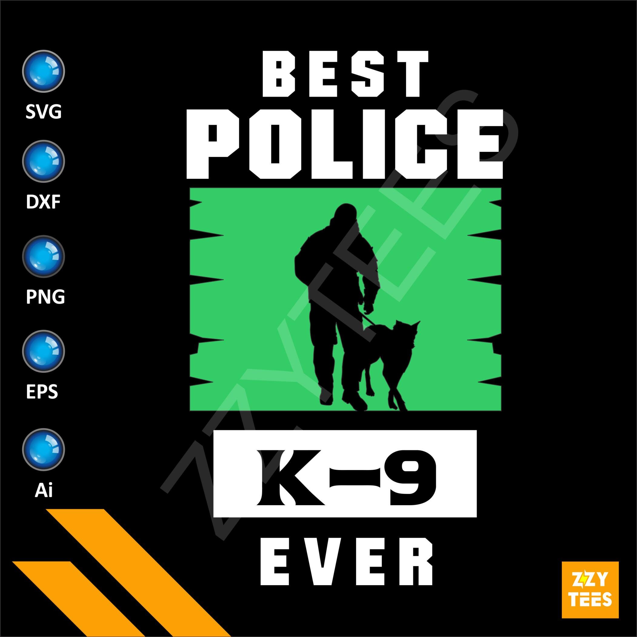 Lustige Polizei SVG Polizei K9 SVG K9 Training Svg Floral Etsy