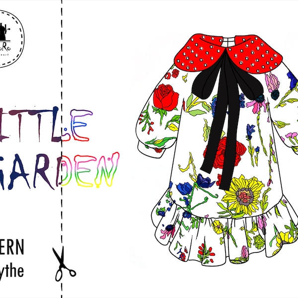 Little Garden PDF PATROON / Digitale download / Naaipatroon / Blythe jurk / kkokoro