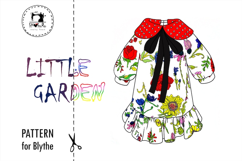Little Garden PDF PATTERN Digital Download Sewing pattern Etsy Sew me a garden