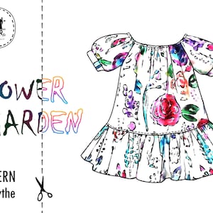 PATTERN for doll Blythe / Digital Download / Sewing pattern / Flower Garden / kkokoro