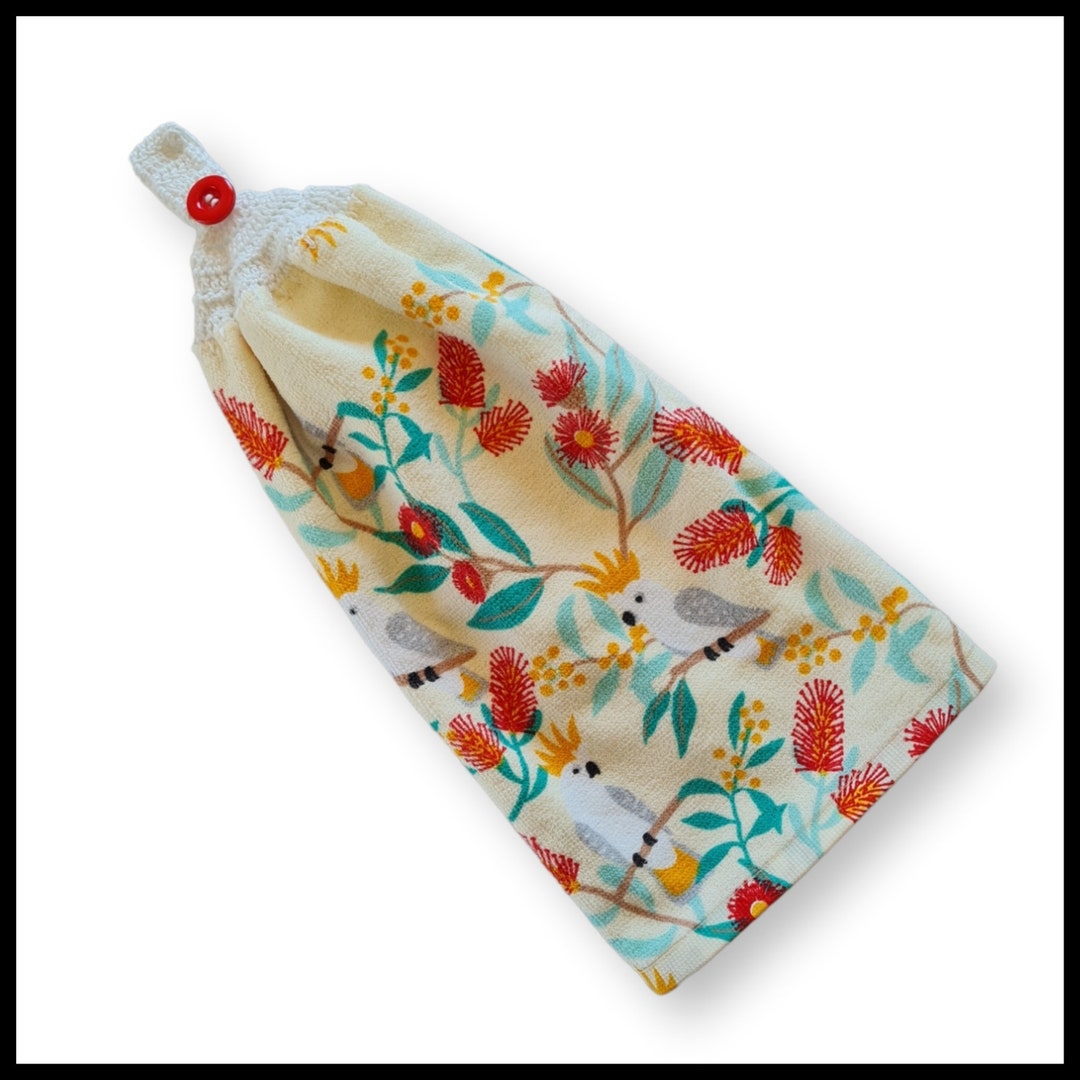 Hand Towel/crochet Hand Towel/crochet Tea Towel/kitchen Hand Etsy