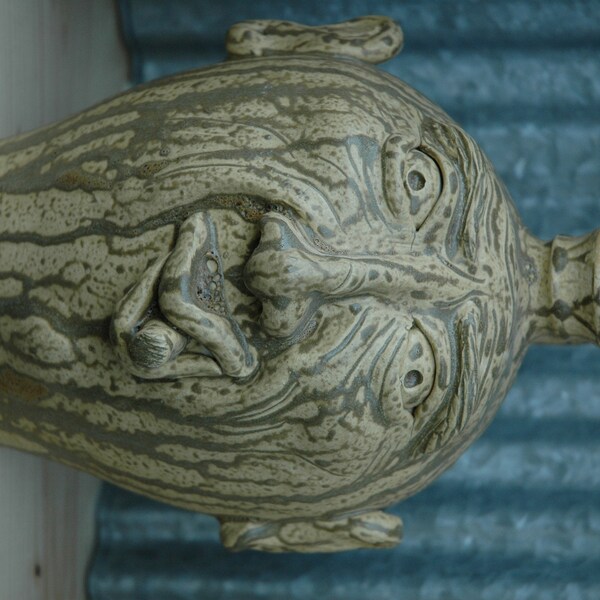 Handmade North Carolina Face Jug