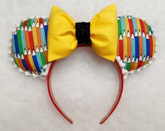 Teacher Pencils Mouse Ears, Teacher Mouse Ears, Mouse Ears, Teacher Disney Ears, Disney Ears, Pencil Disney Ears