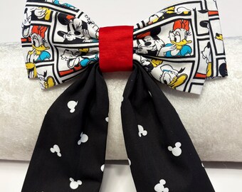 Oversized Mickey Mouse Hair Bow: Extra Large Cartoon Bow