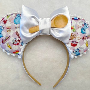 Ratatouille Mouse Ears, Mouse Ears, Remy Mouse Ears, Ratatouille Disney Ears, Remy Disney Ears