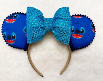Stitch Mouse Ears: Handmade Lilo Inspired Headband