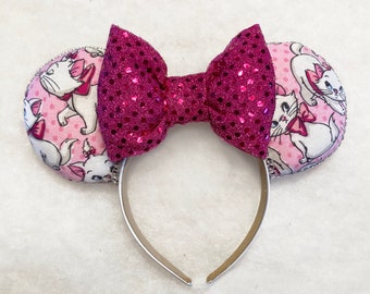 Aristocats Ears, Cat Mouse Ears, Marie Cat Ears, Aristocats Mouse Ears, Mickey Ears, Mouse Ears, Mickey Ears, Mickey Mouse Disney Ears