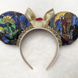 Beauty & The Beast Mouse Ears, Belle Ears, Mouse Ears, Belle, Beast, Beauty and the Beast Disney Ears, Belle Disney Ears image 2