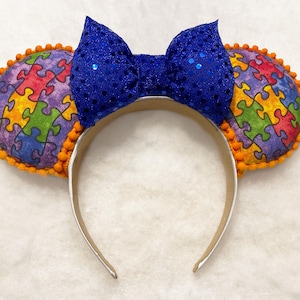 Autism Awareness Mickey Ears: Celebration Mouse Ears
