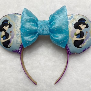 Jasmine Mouse Ears, Princess Jasmine Ears, Jasmine Mouse Ears, Mouse Ears, Jasmine Disney Ears, Princess Disney Ears, Disney Ears