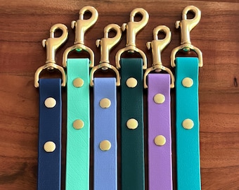 Earth Tone BioThane Dog Leash | 16+ Colors | Customizable and Handmade in Oregon USA, Waterproof