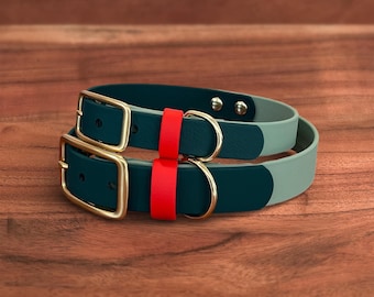 Strawberry Matcha Waterproof Biothane Dog Collar