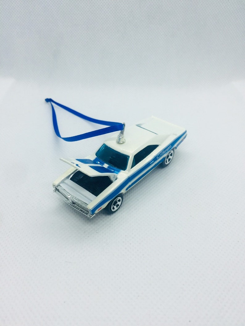 New 1969 Dodge Charger RT Car Christmas Ornament Stocking Present Gift Mirror Hanger Mopar Muscle Challenger Cuda Road Runner v8 classic