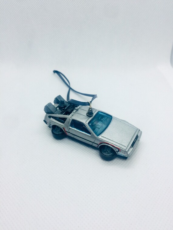 New Back To The Future Delorean Time Machine Hover Mode Car Christmas Ornament Mirror Hanger Stocking Present Gift Toy Kids Boy Girl Dmc - they added a delorean time machine to roblox vehicle