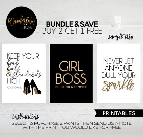Keep Your Head Heels and Standards High Download Printable 