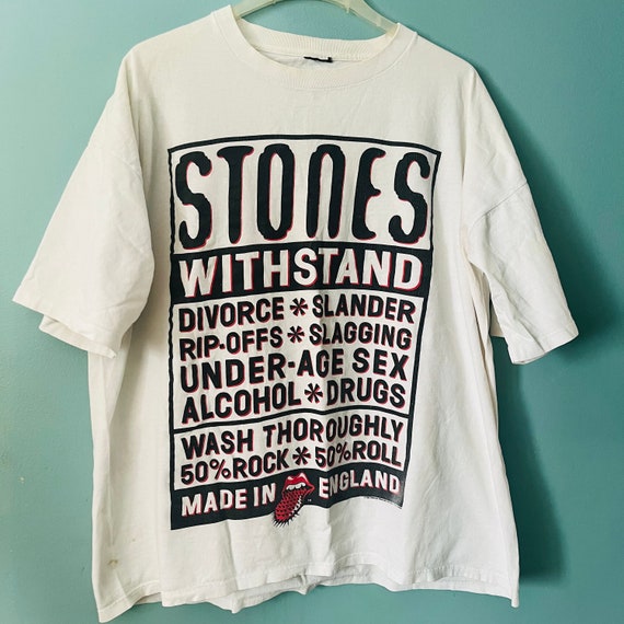 Vintage 1995 The Rolling Stones 'Withstand' T-Shi… - image 1