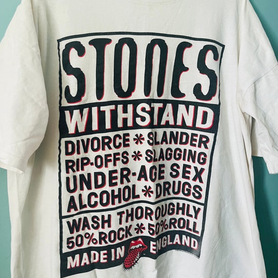 Vintage 1995 The Rolling Stones 'Withstand' T-Shi… - image 2