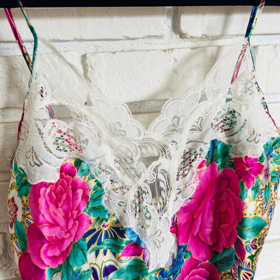 Victoria’s Secret VTG 90s Floral Print Slip Dress - image 2