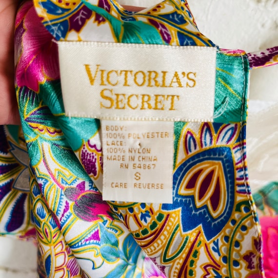 Victoria’s Secret VTG 90s Floral Print Slip Dress - image 5