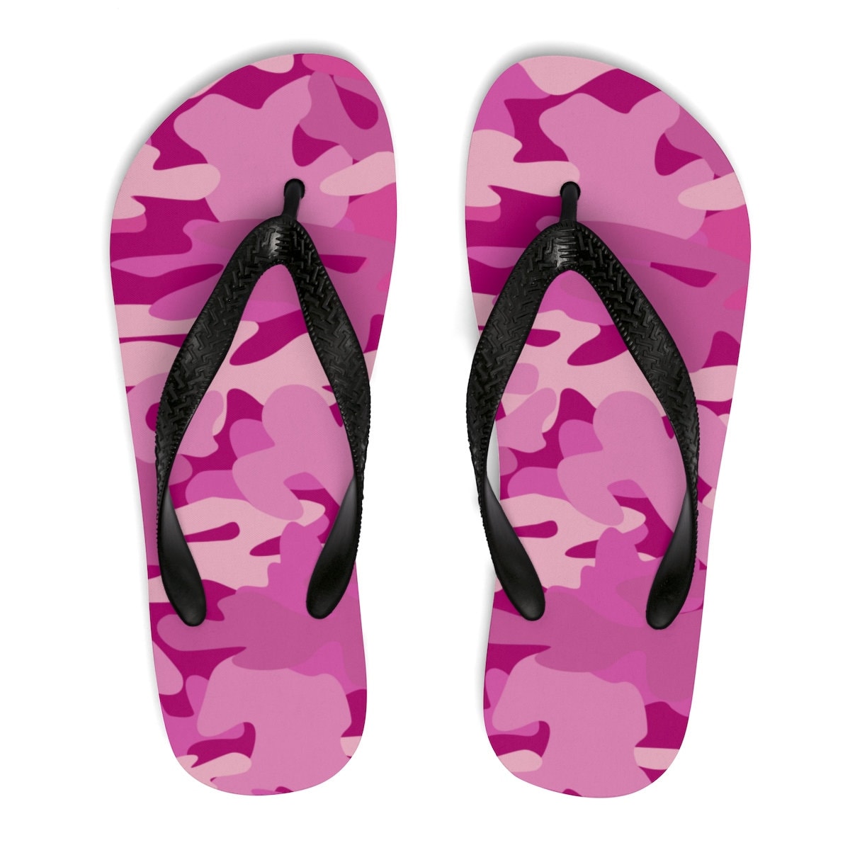 camo flip flops womens