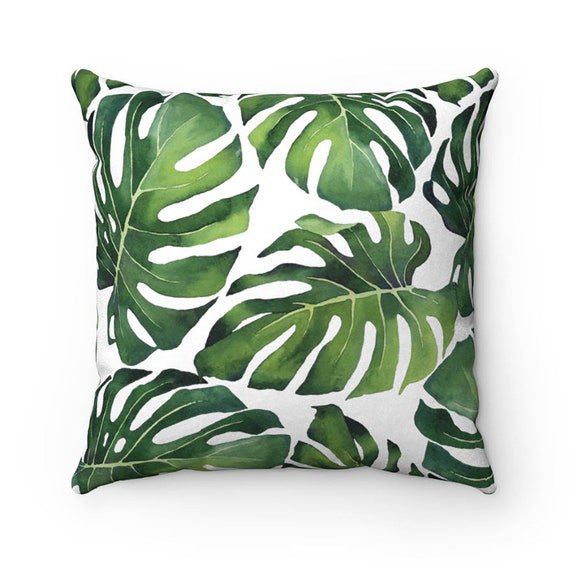 leaf pillow cover