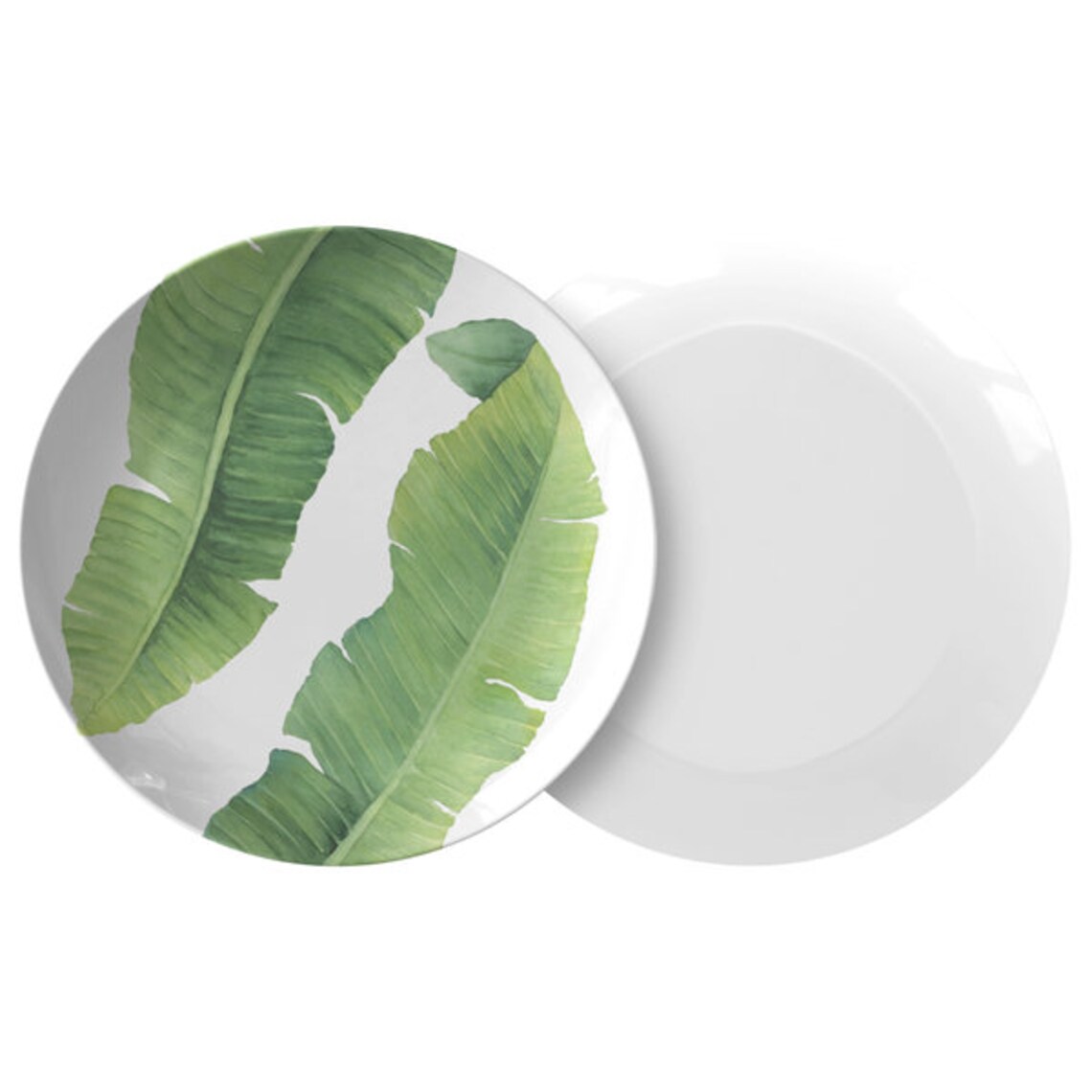 Banana Leaf Plates Set of 4 Banana Leaves Dinnerware Etsy