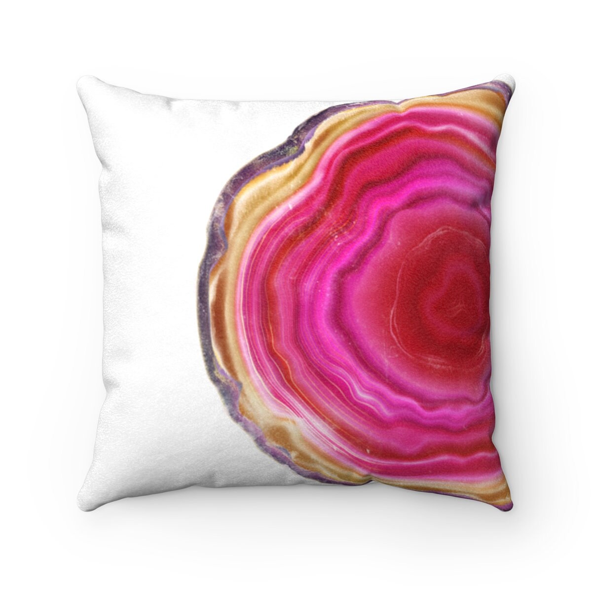 Lipstick Kisses Pillow Watercolor Lips Print Pillow Cover 18 X 18 Allover Lips Print Pillow Makeup Lover Gift Faux Suede Pillow Cover