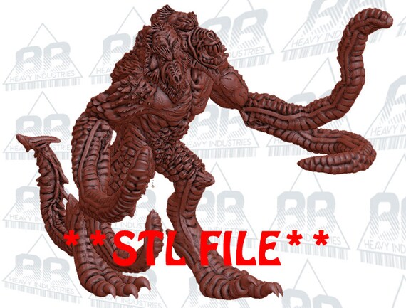 Demogorgon Printable STL FILE. | Etsy