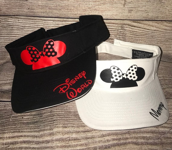 minnie mouse visor hat