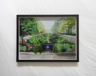 You've Got Mail, 91st Street Garden Watercolor Art Print