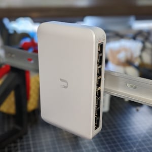 DIN Rail Mount for Unifi Lite 8 POE Switch