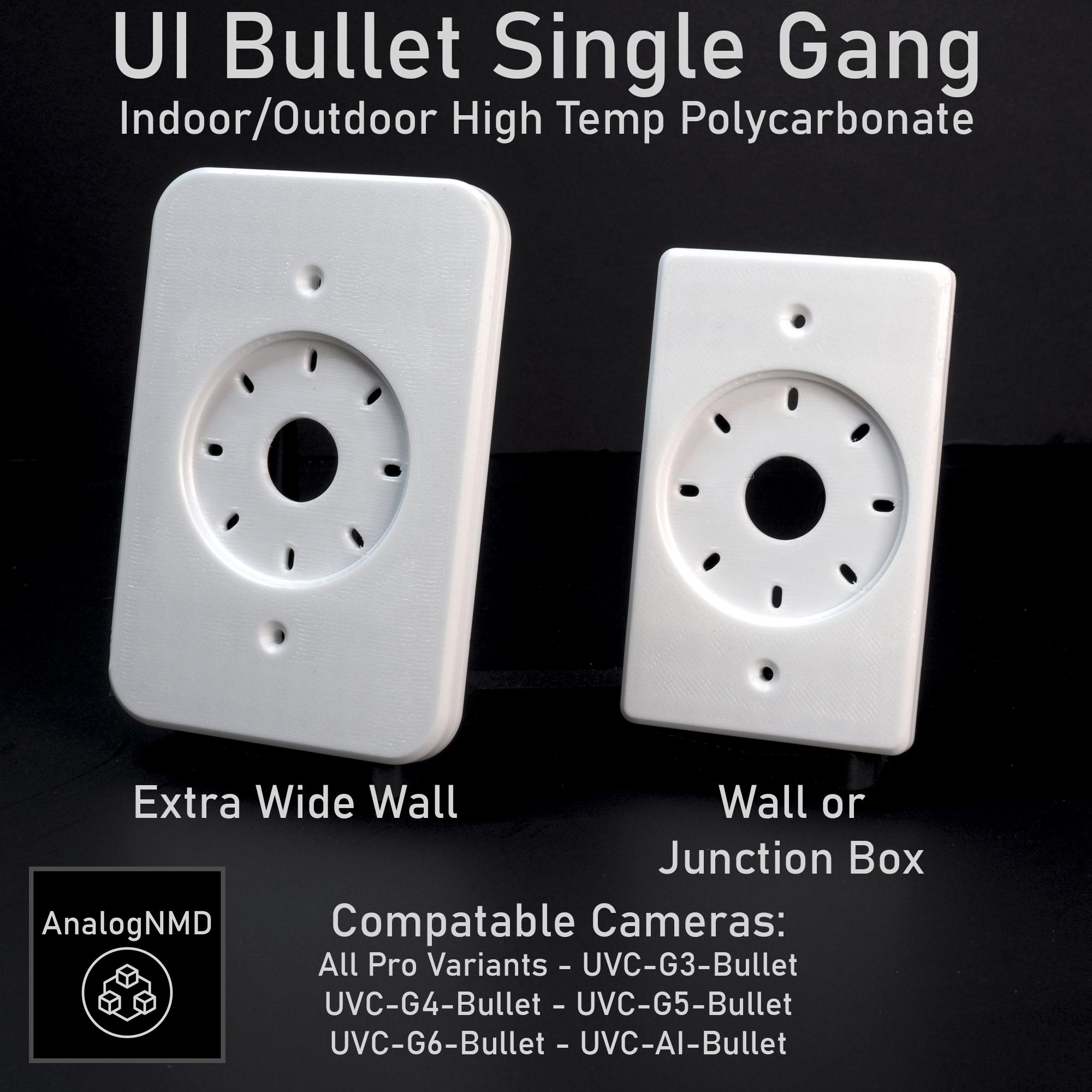 Ubiquiti Camera Junction Box Adapter - Wall Plate Adapter for