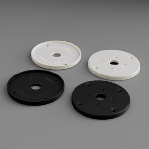 Ubiquiti camera junction box adapter - 4" Round Electrical Box Adapter for Ubiquiti Bullet Cam - Pro/Gen3/Gen4/Ge5/AI, one size fits all!