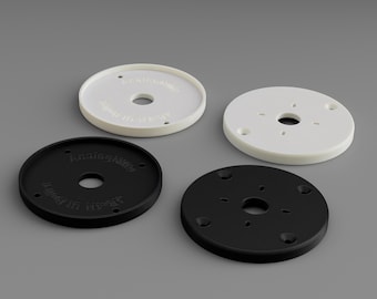 Ubiquiti camera junction box adapter - 4" Round Electrical Box Adapter for Ubiquiti Bullet Cam - Pro/Gen3/Gen4/Ge5/AI, one size fits all!