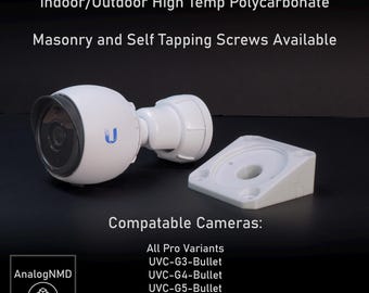 Heavy Duty Angled 22 Degree Mount for Ubiquiti Bullet Cam G3/G4/G5/G6/AI/Pro - Wall - Soffit - Ceiling