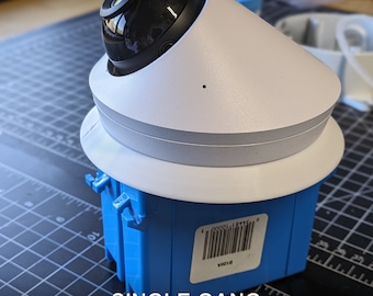 Ubiquiti camera junction box adapter - Single Gang or 4 inch round box adapter for Ubiquiti Dome Cam - Gen4 & Gen5