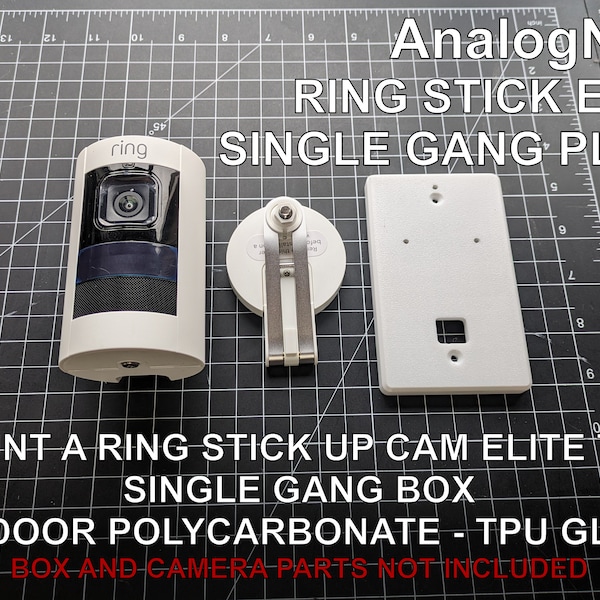 Single Gang Box Mount for Ring Stick Cam Elite