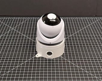 4 Inch Round Adapter Plate for Ubiquiti G6 Turret Camera UVC-G6-Turret - Indoor & Outdoor