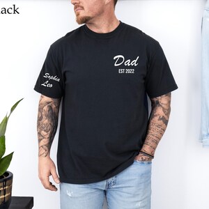 Personalized Dad Shirt With Kids Names, Dad Tshirt, Gift for Dad, Dad Tee, Dad with Kids Names, New Dad Shirt, Father’s Day Gift, Dad Shirt