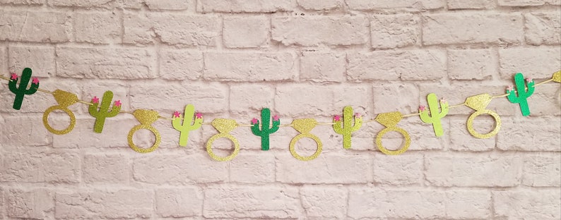 Cactus and Bridal Shower banner