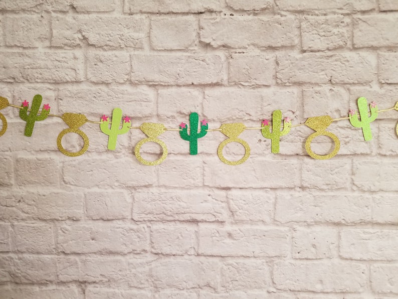 Cactus and Bridal Shower banner