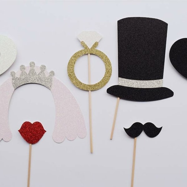 Mr and Mrs Wedding Photo Props, Wedding props, Wedding photo props, Custom photo props