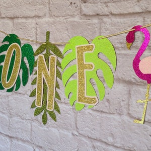Flamingo High Chair Banner