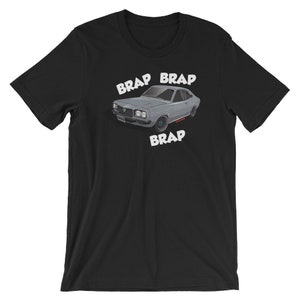 BRAP BRAP BRAP Mazda RX3 Rotary Kurzarm Unisex T-Shirt