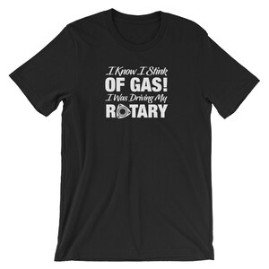 Ich weiß, dass ich nach Gas stinke; Mazda Rotary Kurzarm Unisex T-Shirt