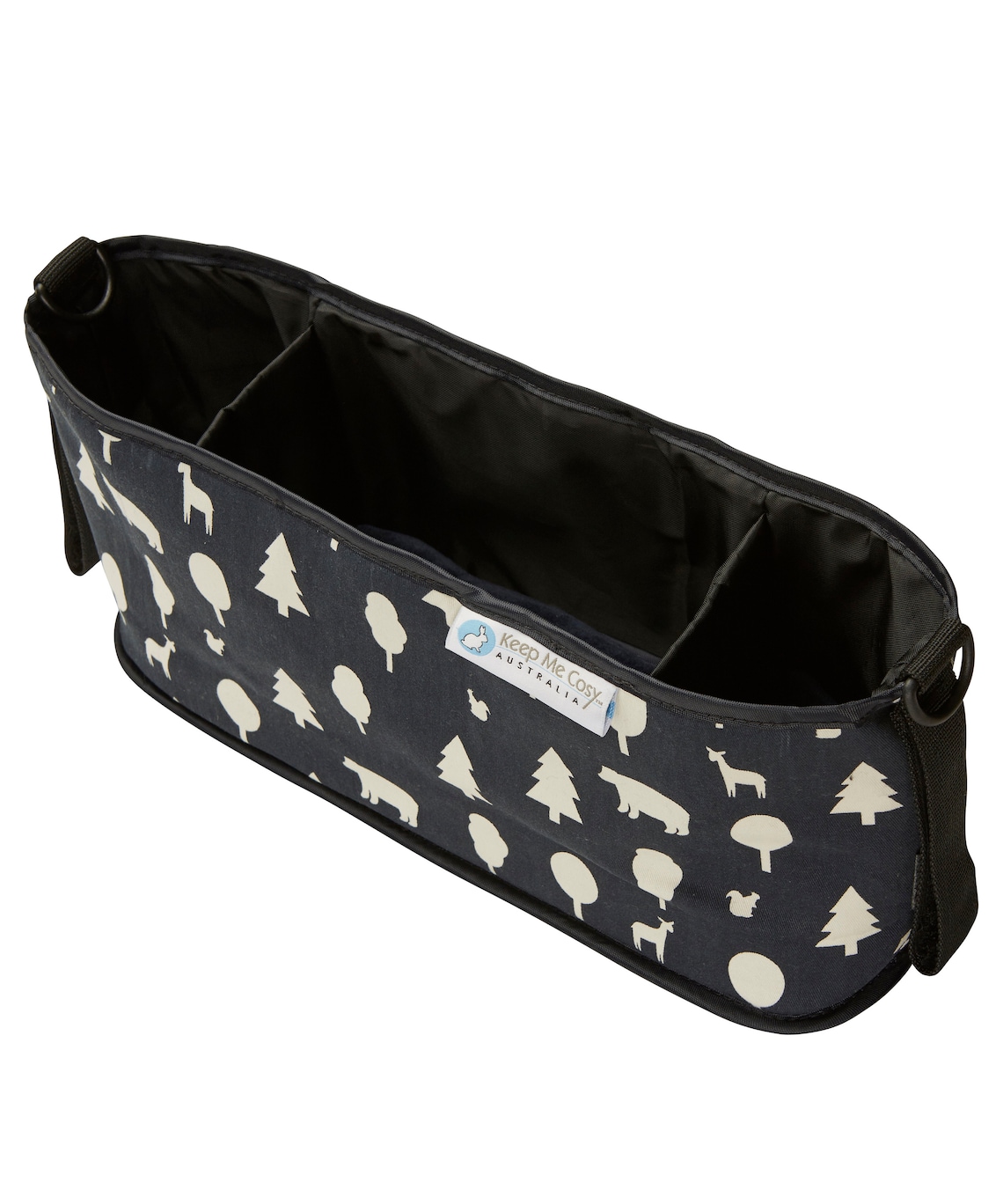 Pram Organiser Caddy Bag for All Prams & Strollers Woodland Friends