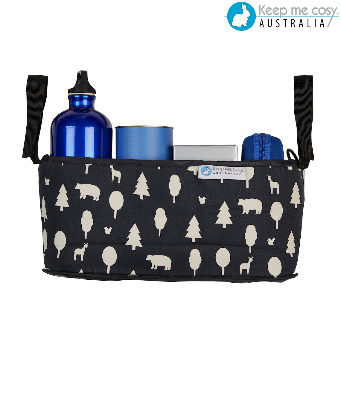 Pram Organiser Caddy Bag for All Prams & Strollers Woodland Friends