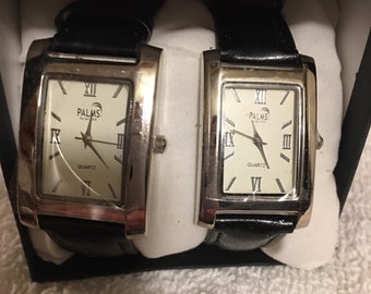 Geneva mens and shop womens watch set